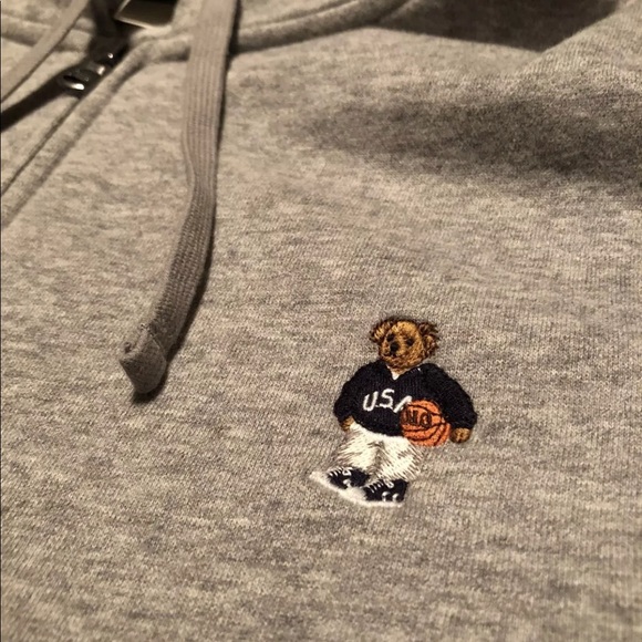 Men’s polo Teddy Bear Hoodie brand new with tags - Picture 2 of 2